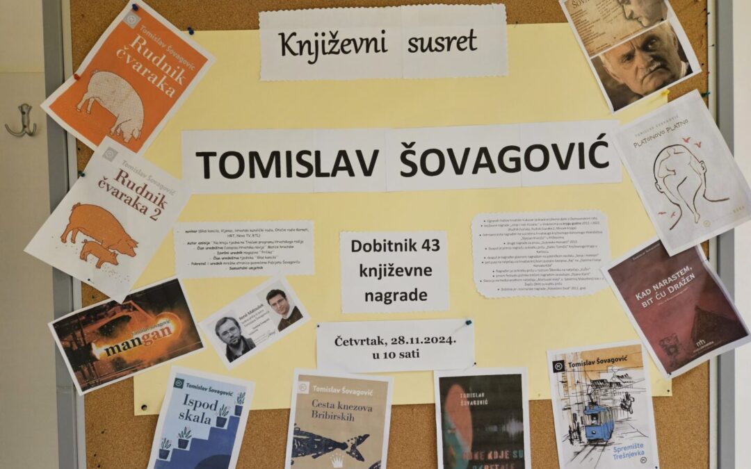 Knjiga i autor: Književni susret s Tomislavom Šovagovićem