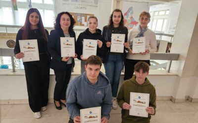 Zahvalnice Udruženja obrtnika uručene našim kreativnim učenicima za film o obrtnicima